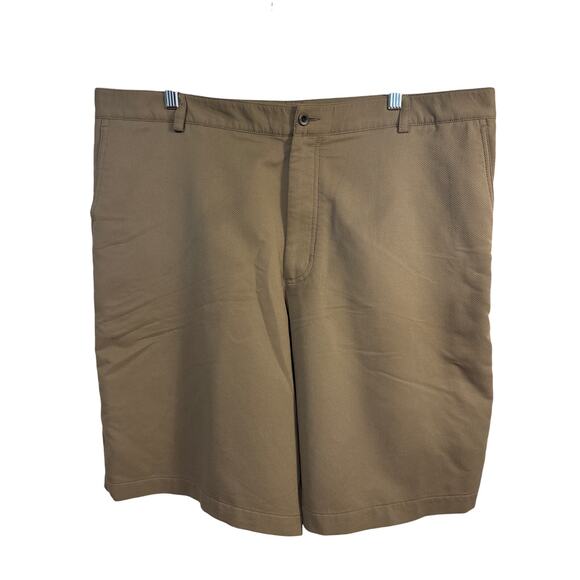 Nike Fit Dri Golf Sports Brown Knee Shorts Size 40 - Picture 1 of 4